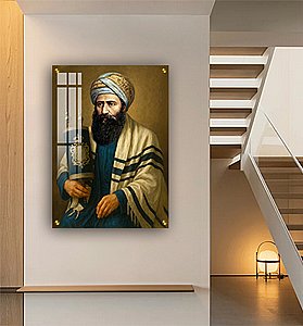 תמונה לתלייה קנבס או זכוכית הבן איש חי 1453 תמונה לתלייה קנבס או זכוכית הבן איש חי 1453