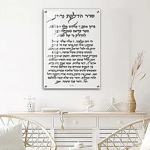 2628 – תמונה של ברכת הדלקת נרות להדפסה על קנבס או זכוכית 2628 – תמונה של ברכת הדלקת נרות להדפסה על קנבס או זכוכית