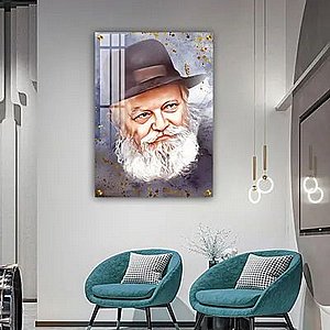 687– ציור של האדמו"ר הזקן על קנבס או זכוכית 687– ציור של האדמו"ר הזקן על קנבס או זכוכית